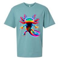 Axolotl Beautiful Pop Art Axolotl Sueded Cloud Jersey T-Shirt