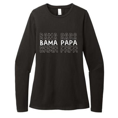 Alabama Bama Papa Grandpa Gift FatherS Day Southern Pawpaw Womens CVC Long Sleeve Shirt