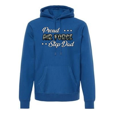 Abu Bold Proud Air Force Step Dad Gift Premium Hoodie