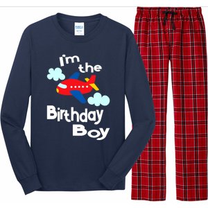 Airplane Birthday Party Outfit - I'm The Birthday Boy Long Sleeve Pajama Set