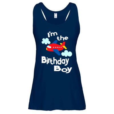 Airplane Birthday Party Outfit - I'm The Birthday Boy Ladies Essential Flowy Tank