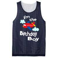 Airplane Birthday Party Outfit - I'm The Birthday Boy Mesh Reversible Basketball Jersey Tank