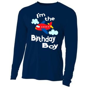 Airplane Birthday Party Outfit - I'm The Birthday Boy Cooling Performance Long Sleeve Crew