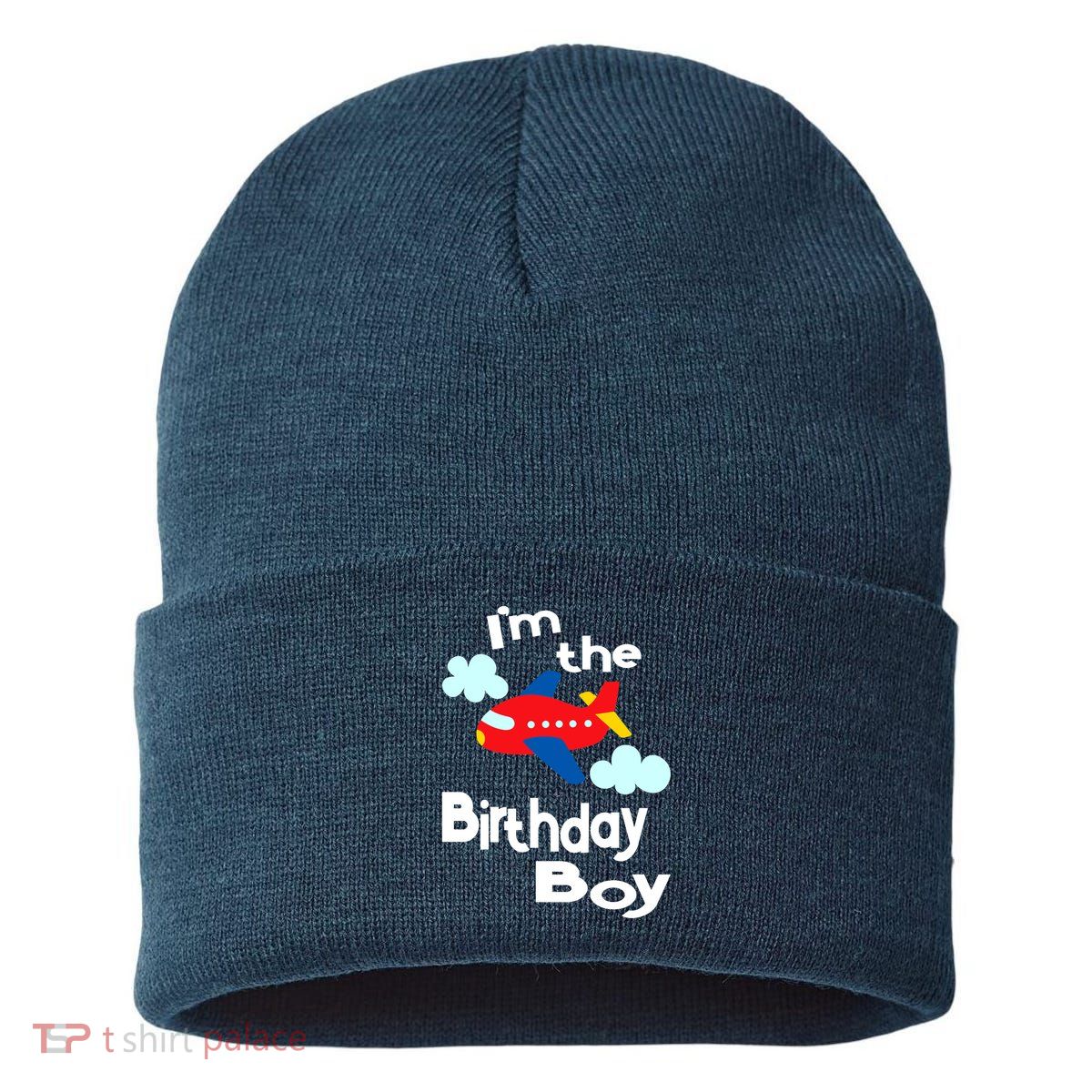 Airplane Birthday Party Outfit - I'm The Birthday Boy Sustainable Knit Beanie