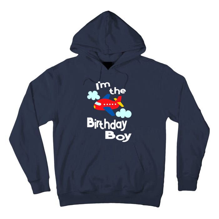 Airplane Birthday Party Outfit - I'm The Birthday Boy Tall Hoodie