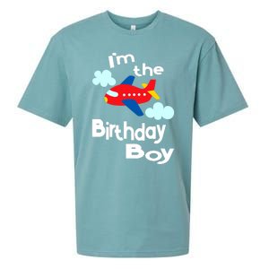 Airplane Birthday Party Outfit - I'm The Birthday Boy Sueded Cloud Jersey T-Shirt