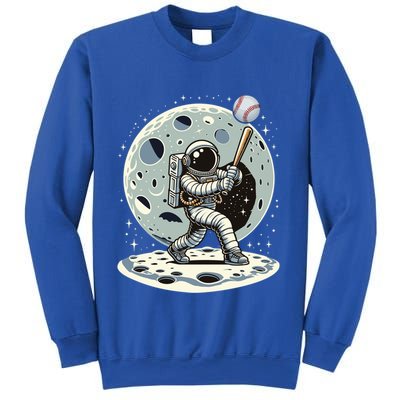 Astronaut Baseball Player Outer Space Moon Space Hitter Gift Sweatshirt