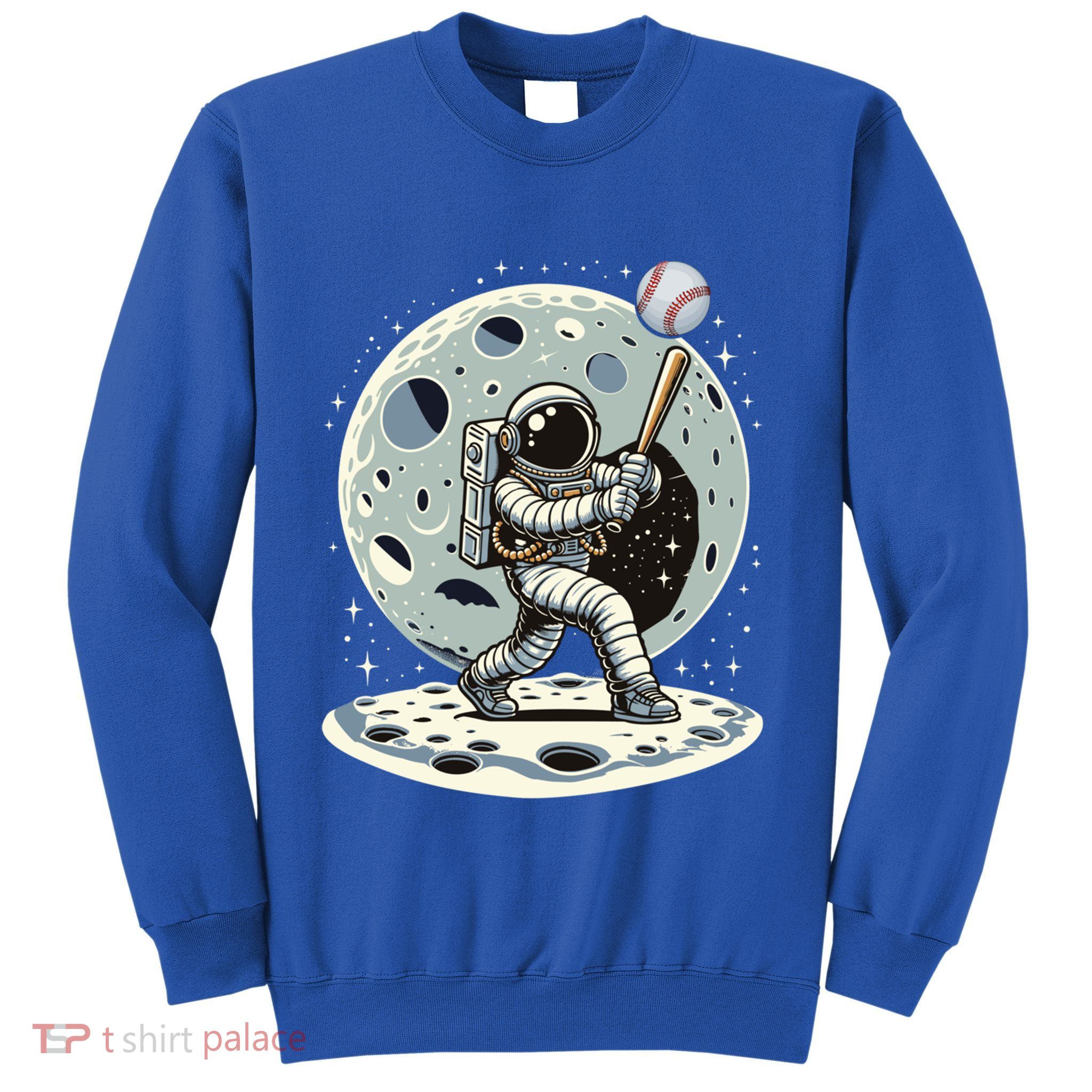 Astronaut Baseball Player Outer Space Moon Space Hitter Gift Sweatshirt