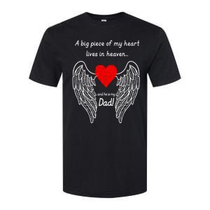 A Big Piece Of My Heart Lives In Heaven Gift Softstyle CVC T-Shirt