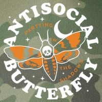 Antisocial Butterfly Partying In The Shadows Apparel Legacy Tie Dye Trucker Hat