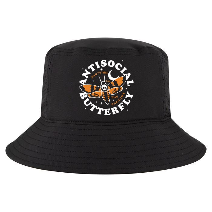 Antisocial Butterfly Partying In The Shadows Apparel Cool Comfort Performance Bucket Hat