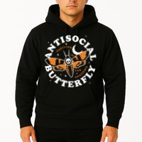 Antisocial Butterfly Partying In The Shadows Apparel Hoodie
