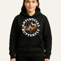 Antisocial Butterfly Partying In The Shadows Apparel Hoodie