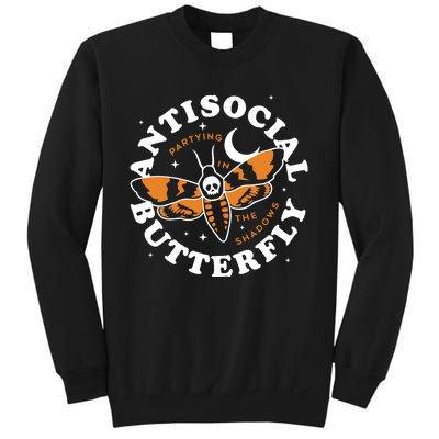 Antisocial Butterfly Partying In The Shadows Apparel Sweatshirt