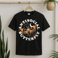 Antisocial Butterfly Partying In The Shadows Apparel T-Shirt