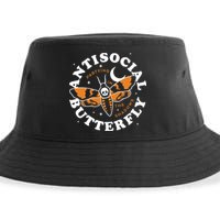 Antisocial Butterfly Partying In The Shadows Apparel Sustainable Bucket Hat