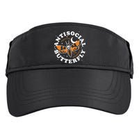 Antisocial Butterfly Partying In The Shadows Apparel Adult Drive Performance Visor