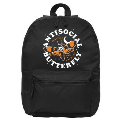 Antisocial Butterfly Partying In The Shadows Apparel 16 in Basic Backpack