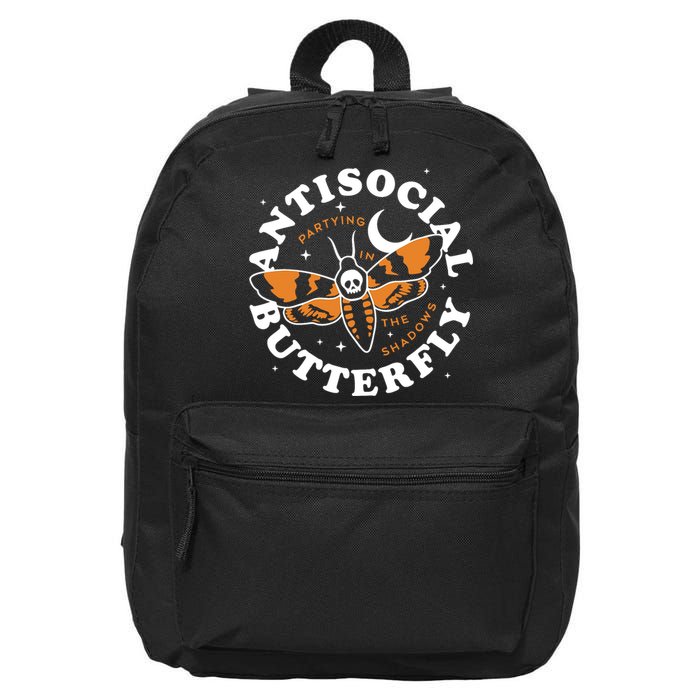 Antisocial Butterfly Partying In The Shadows Apparel 16 in Basic Backpack