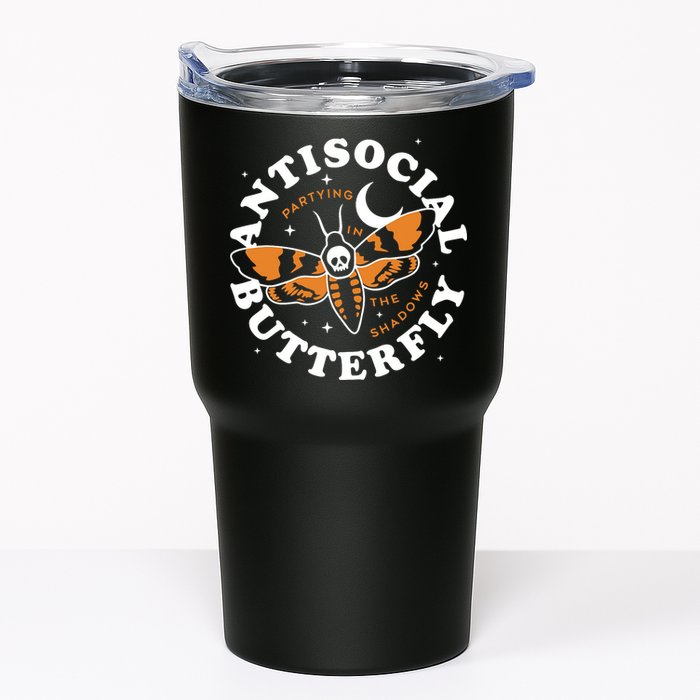 Antisocial Butterfly Partying In The Shadows Apparel Tumbler