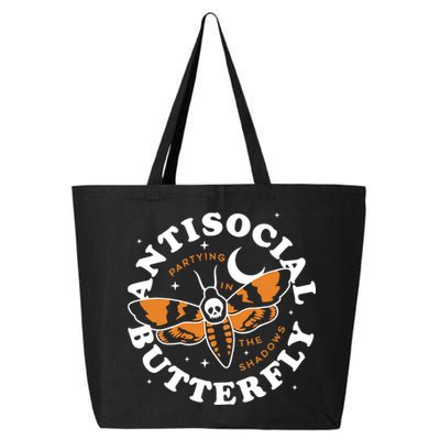 Antisocial Butterfly Partying In The Shadows Apparel 25L Jumbo Tote