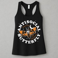Antisocial Butterfly Partying In The Shadows Apparel Womens Tank Top