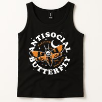 Antisocial Butterfly Partying In The Shadows Apparel Tank Top