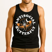 Antisocial Butterfly Partying In The Shadows Apparel Tank Top