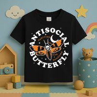 Antisocial Butterfly Partying In The Shadows Apparel Toddler T-Shirt