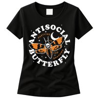 Antisocial Butterfly Partying In The Shadows Apparel Womens T-Shirt
