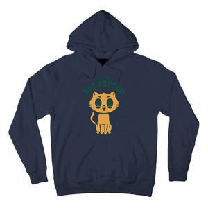 Adorable But Psycho Funny Cat Tall Hoodie