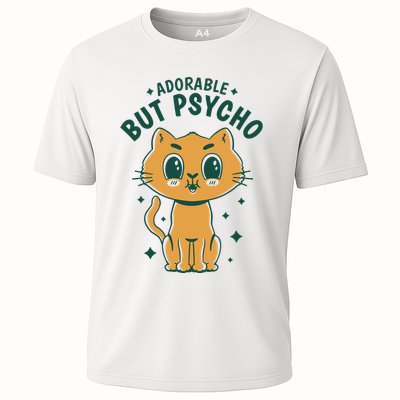 Adorable But Psycho Funny Cat Performance Shirt