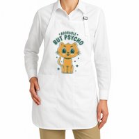 Adorable But Psycho Funny Cat Apron