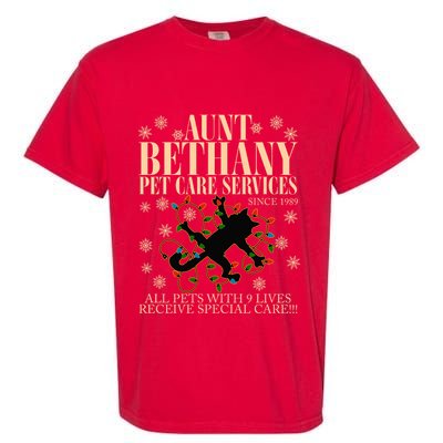 Aunt Bethany Pet Care Service Since 1989 Aunt Bethany Christmas Vacation Garment-Dyed Heavyweight T-Shirt