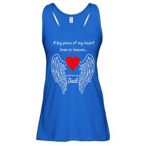 A Big Piece Of My Heart Lives In Heaven Gift Ladies Essential Flowy Tank