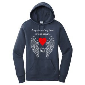 A Big Piece Of My Heart Lives In Heaven Gift Women's Pullover Hoodie