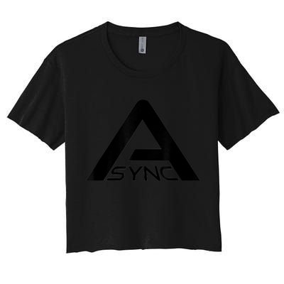 ASYNC Backrooms Pixels Research Women's Crop Top Tee