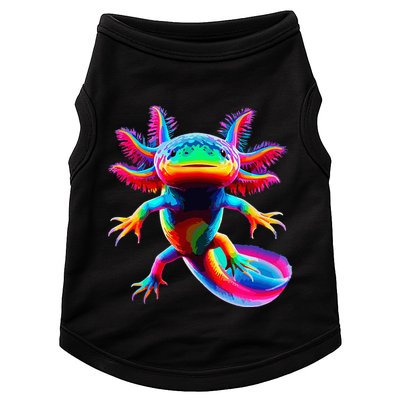 Axolotl Beautiful Pop Art Axolotl Doggie Tank