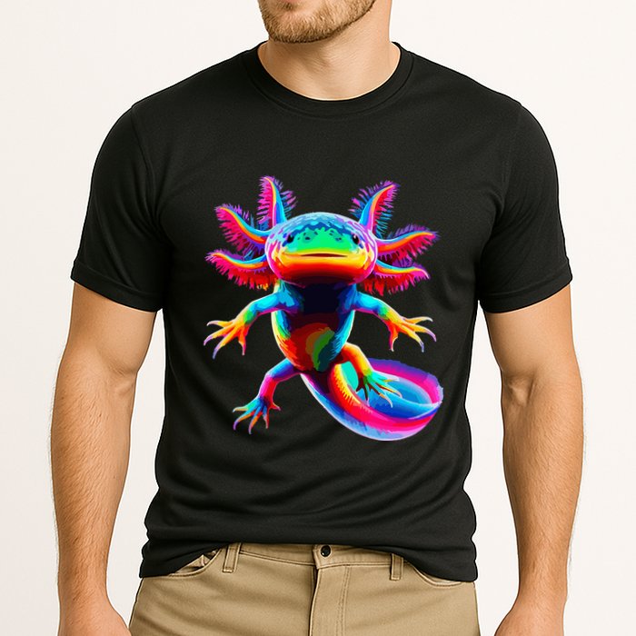 Axolotl Beautiful Pop Art Axolotl Performance Shirt