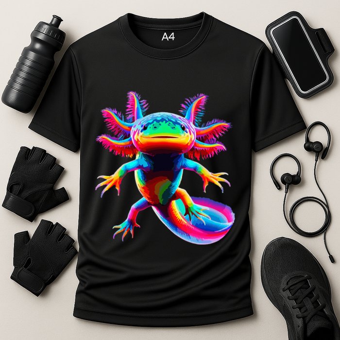 Axolotl Beautiful Pop Art Axolotl Performance Shirt