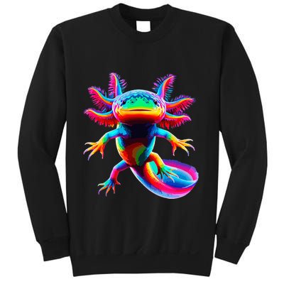 Axolotl Beautiful Pop Art Axolotl Sweatshirt