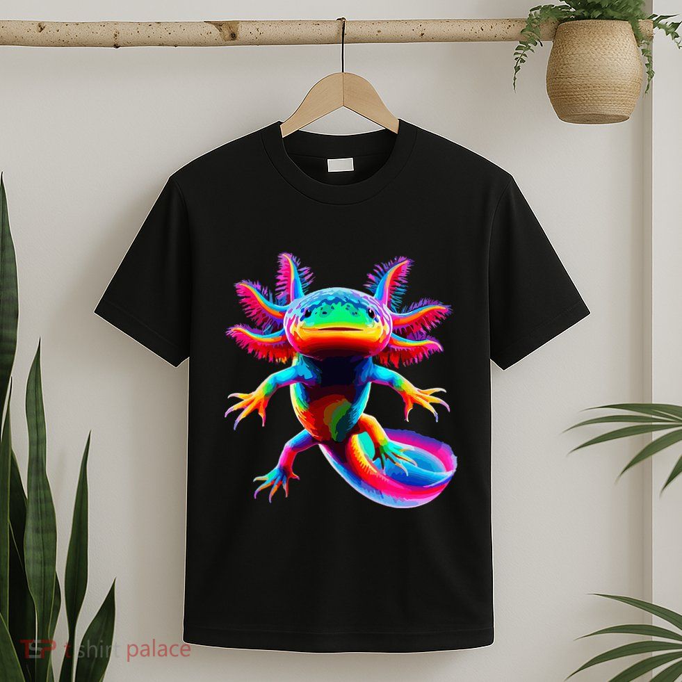Axolotl Beautiful Pop Art Axolotl T-Shirt