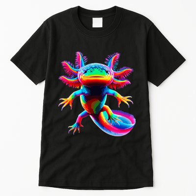 Axolotl Beautiful Pop Art Axolotl Tall T-Shirt