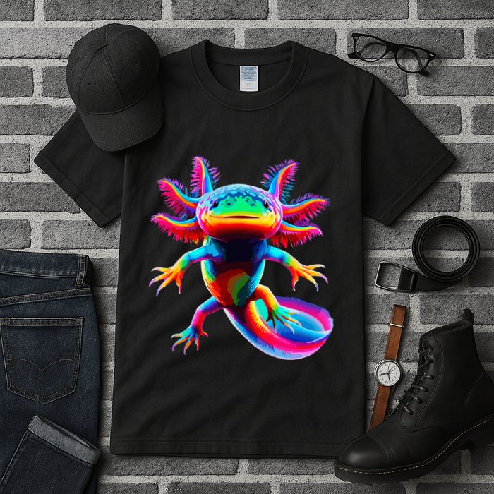 Axolotl Beautiful Pop Art Axolotl Tall T-Shirt