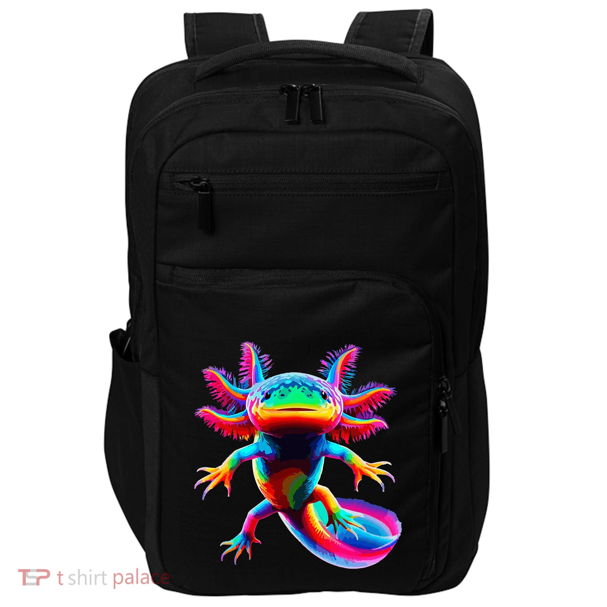 Axolotl Beautiful Pop Art Axolotl Impact Tech Backpack