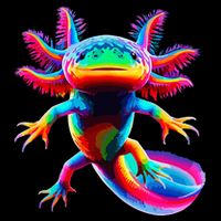 Axolotl Beautiful Pop Art Axolotl Sustainable Bucket Hat
