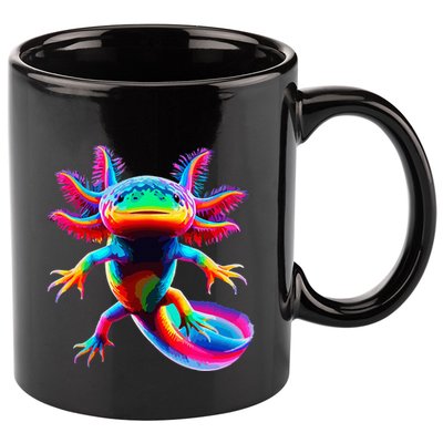 Axolotl Beautiful Pop Art Axolotl 11oz C Handle Ceramic Mug