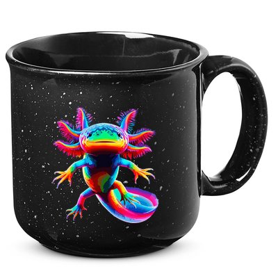 Axolotl Beautiful Pop Art Axolotl 15oz Campfire Ceramic Mug