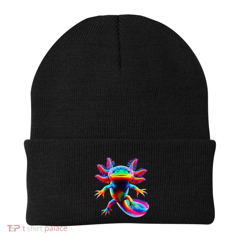 Axolotl Beautiful Pop Art Axolotl Beanie