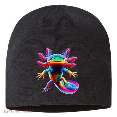Axolotl Beautiful Pop Art Axolotl Sustainable Beanie